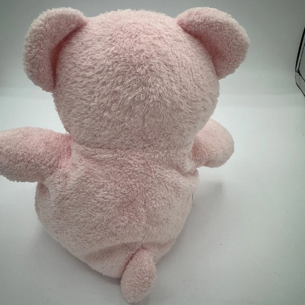 TY Pluffies Pinks Teddy Bear Plush MWMT Retired 2006 Stuffed Animal Toy Tags